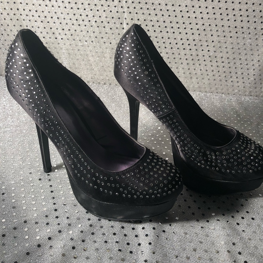 black heels
